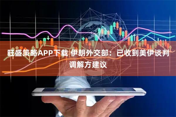旺盛策略APP下载 伊朗外交部：已收到美伊谈判调解方建议